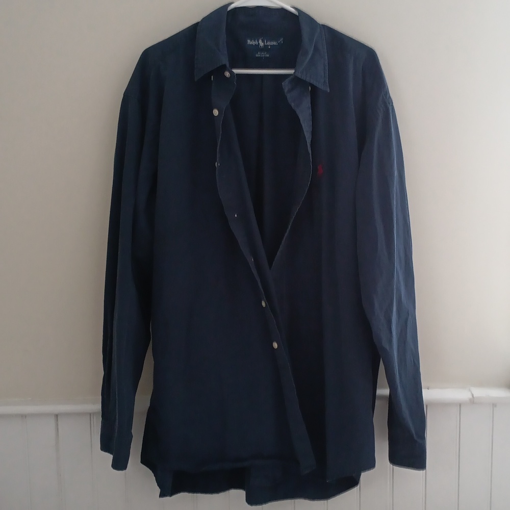 [RALPH LAUREN] Navy Dress Shirt